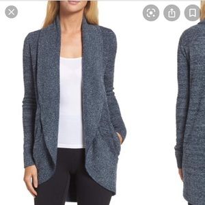 Barefoot Dreams Circle Cardigan Navy Sz L/XL